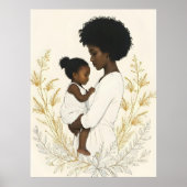 In Her Silence, He Finds Safety Poster (Voorkant)