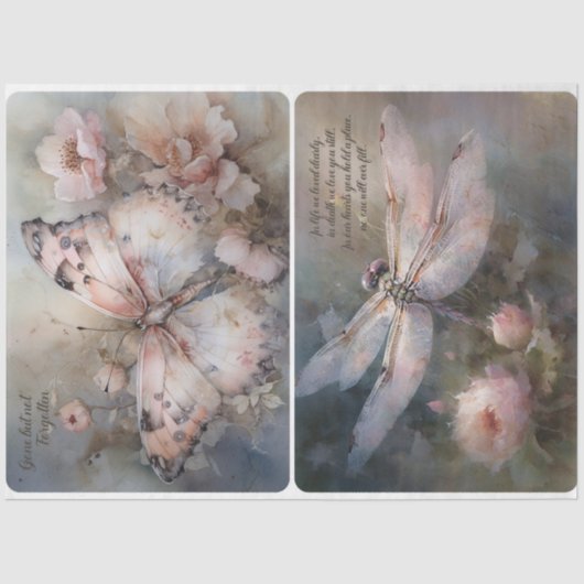 in Herdenking Tissuepapier (Voorkant)