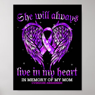 In herinnering aan mijn moeder: Overdosis Awarenes Poster