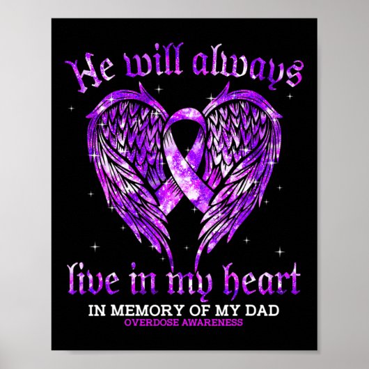 In herinnering aan mijn vader Overdosis Bewustheid Poster (Voorkant)