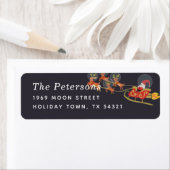 In het adres van de Kerstmis van Orbit Etiket (Insitu)