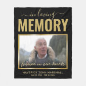 In het Afbeelding Memory Memorial Fleece Blanket Deken (Voorkant)