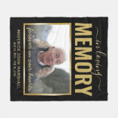 In het Afbeelding Memory Memorial Fleece Blanket Deken (Voorkant (Horizontaal))