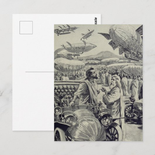 "In het Air Show" Briefkaart (Voorkant / Achterkant)