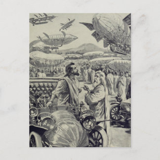 "In het Air Show" Briefkaart