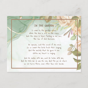 ~in het Antiek voor de tuinbouw Hymn Garden Briefkaart