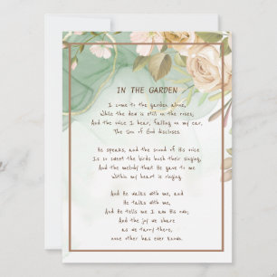 ~in het Antiek voor de tuinbouw Hymn Garden Kaart