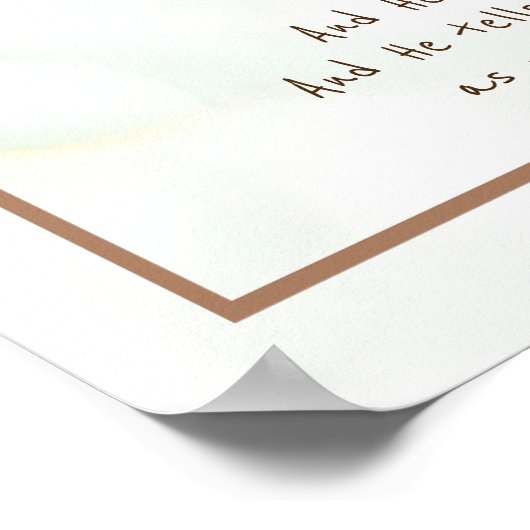 ~in het Antiek voor de tuinbouw Hymn Garden Poster (Hoek)