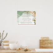 ~in het Antiek voor de tuinbouw Hymn Garden Poster (Keuken)