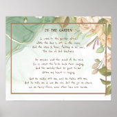 ~in het Antiek voor de tuinbouw Hymn Garden Poster (Voorkant)