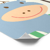 In het Baby shower van het Oerwoud Banner 12x36 Poster (Hoek)