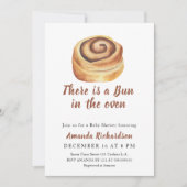 In het Baby shower zit een broodje Kaart (Voorkant)