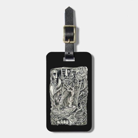 In het Bagagelabel van de kelder (Voorkant verticaal)