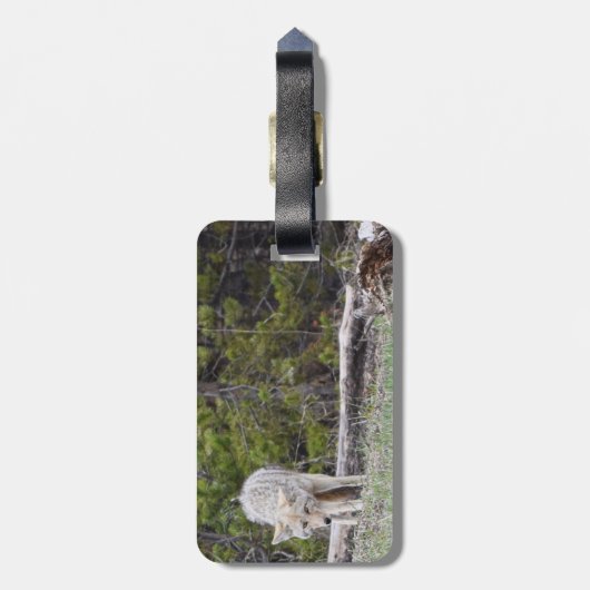 In het Bagagelabel Wilde - Wolf (Achterkant verticaal)