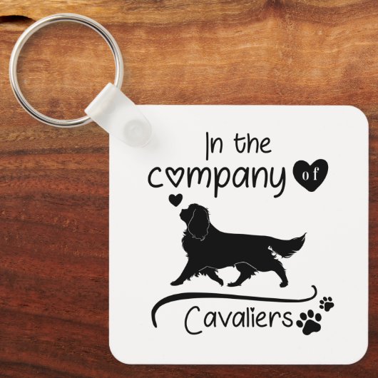 In het bedrijf Cavaliers Sleutelhanger (Voorkant)