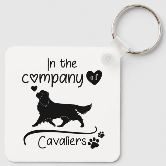 In het bedrijf Cavaliers Sleutelhanger (Achterkant)