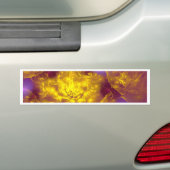In het begin bumpersticker (Op auto)