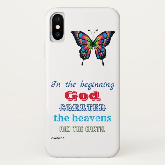 In het begin Creëer God Case-Mate iPhone Case (Achterkant)