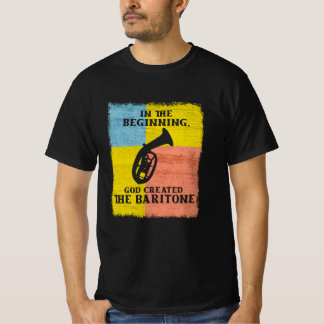 In het begin Creëer God de baritone T-shirt