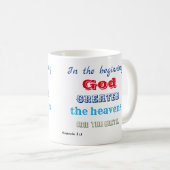 In het begin Creëer God Koffiemok (Voorkant rechts)