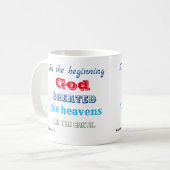 In het begin Creëer God Koffiemok (Voorkant links)