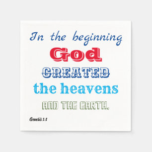 In het begin Creëer God Servet