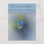 In het begin fractal briefkaart (Voorkant)