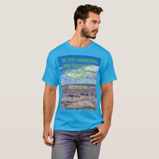In het begin Genesis 1:1 T-shirt (Voorkant volledig)