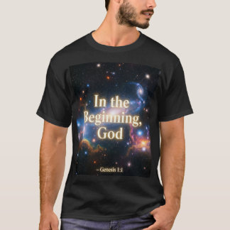 In het begin, God - Grafisch T-shirt
