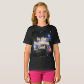 In het begin, God - Grafisch T-shirt (Voorkant volledig)