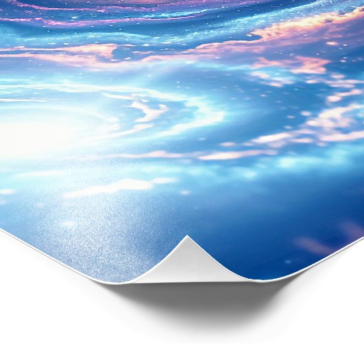 In het begin, God & Schepping Vers Foto Afdruk (Hoek)