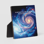 In het begin, God & Schepping Vers Fotoplaat (Voorkant)