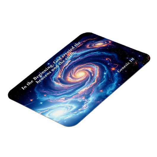 In het begin, God & Schepping Vers Magneet (Linkerzijde)