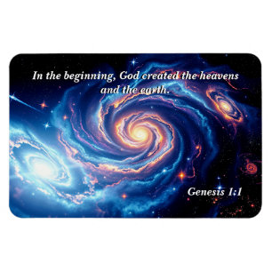 In het begin, God & Schepping Vers Magneet