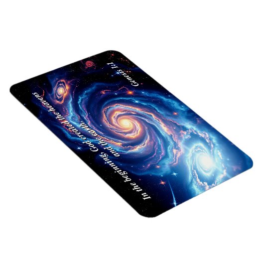 In het begin, God & Schepping Vers Magneet (Rechterzijde)