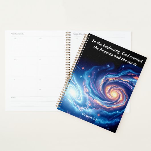 In het begin, God & Schepping Vers Planner (Display)