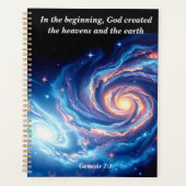 In het begin, God & Schepping Vers Planner (Voorkant)