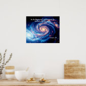 In het begin, God & Schepping Vers Poster (Keuken)