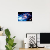 In het begin, God & Schepping Vers Poster (Thuiskantoor)