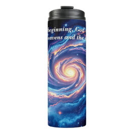 In het begin, God & Schepping Vers Thermosbeker