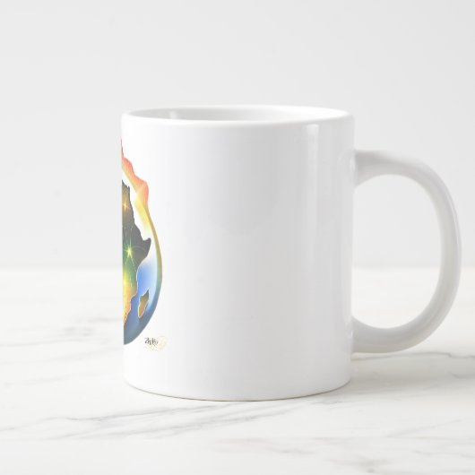 In het begin grote koffiekop (Rechts)