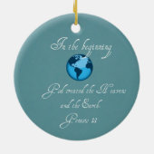 In het begin... keramisch ornament (Achterkant)