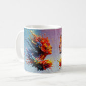 In het begin... koffiemok (Voorkant links)