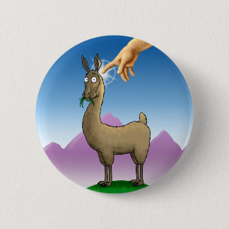 In het begin... ronde button 5,7 cm