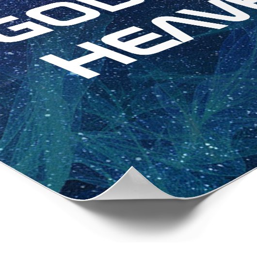 In het begin schiep God de hemel. . . Poster (Hoek)