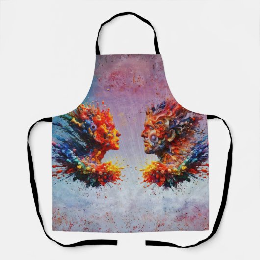 In het begin... schort (Voorkant)