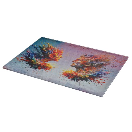 In het begin... snijplank (Hoek)