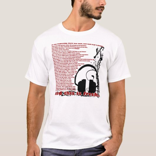 In het begin... t-shirt (Voorkant)