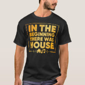 in het begin was er house-muziek t-shirt (Voorkant)