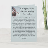 In het begin was God Kaart (Voorkant)